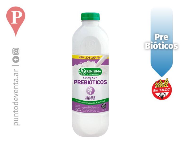 Leche Larga Vida Serenisima Prebióticos Bot 1l - desarrollo.puntodeventa.ar