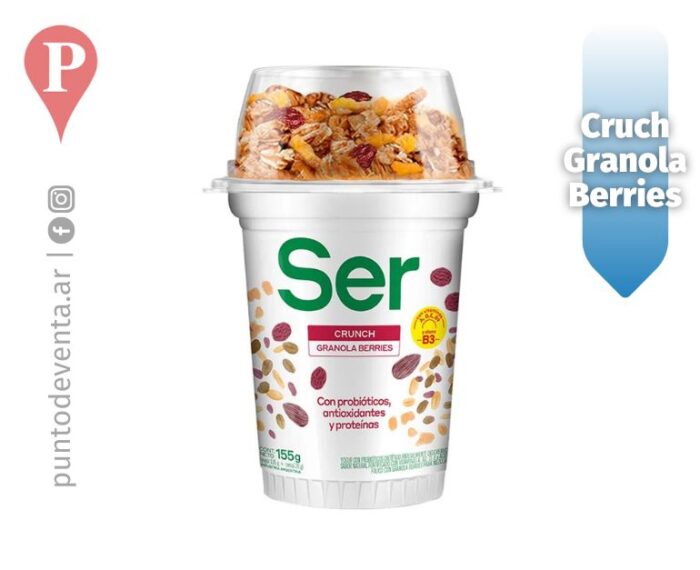 Yogur Ser con Granola Berries 155g - desarrollo.puntodeventa.ar