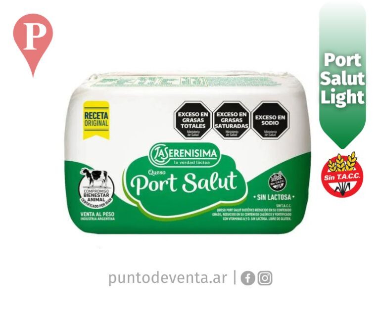 Queso Port Salut Light Serenísima Fraccionado 485g / 500g - desarrollo.puntodeventa.ar