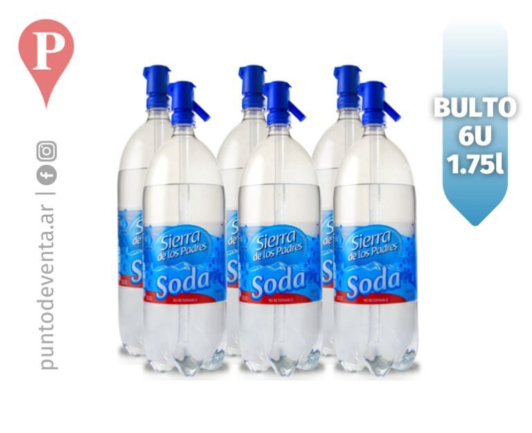 Soda Sifón Sierra de los Padres 1.75l Bulto x 6u - desarrollo.puntodeventa.ar