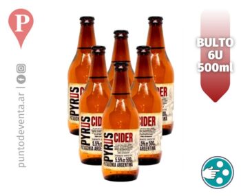 Sidra Pyrus Cider Bot 500ml Bulto x 6u - desarrollo.puntodeventa.ar
