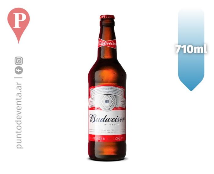 Cerveza Budweiser Bot 710ml - desarrollo.puntodeventa.ar