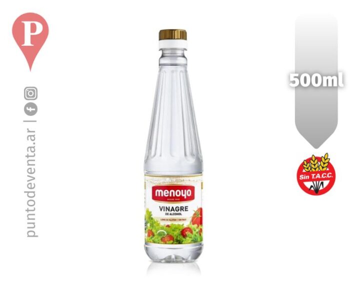 Vinagre de Alcohol Menoyo 500ml - desarrollo.puntodeventa.ar