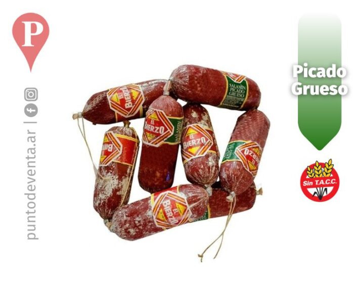 Salamin Picado Grueso el Bierzo 180g - desarrollo.puntodeventa.ar