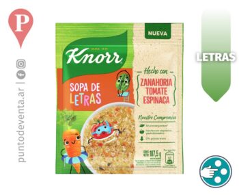 Sopa Familiar Casera Knorr Letras - desarrollo.puntodeventa.ar