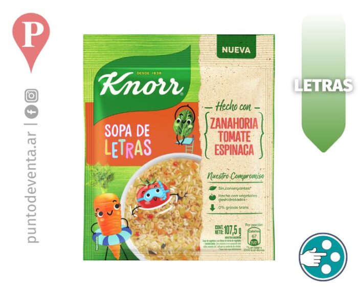 Sopa Familiar Casera Knorr Letras - desarrollo.puntodeventa.ar