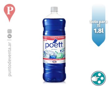 Limpiador Desodorante Liquido para Piso Poett Solo para Ti 1.8l - desarrollo.puntodeventa.ar