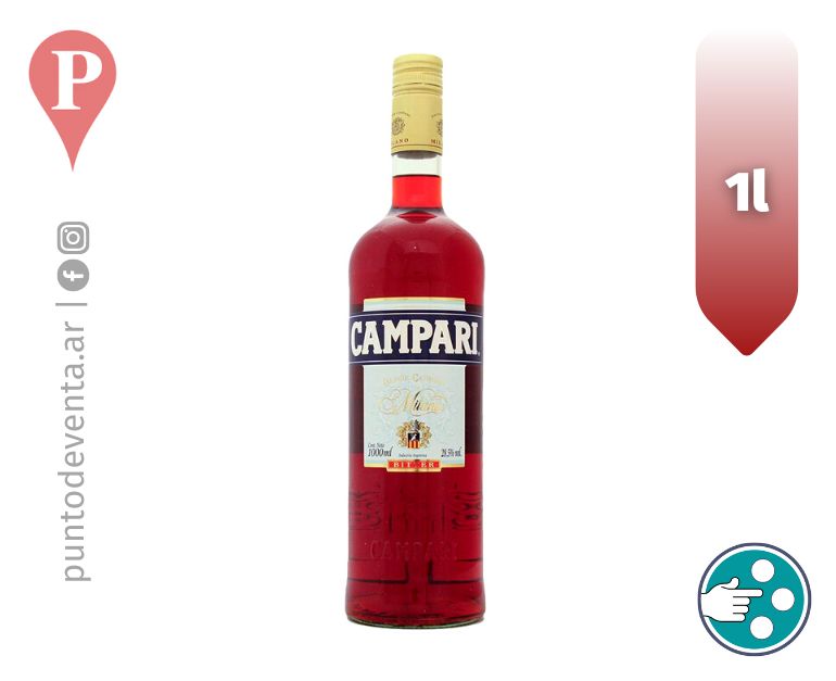 Aperitivo Campari 1l - desarrollo.puntodeventa.ar