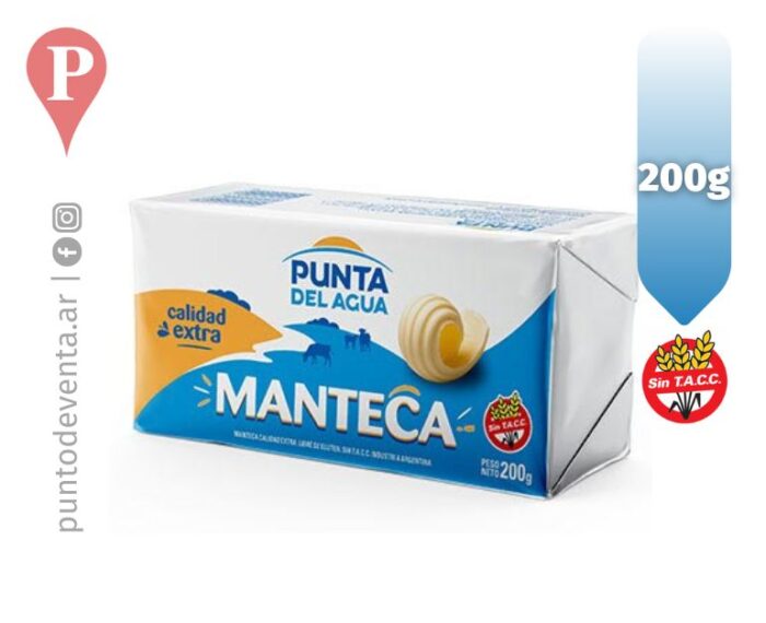 Manteca Punta de Agua 200g - desarrollo.puntodeventa.ar