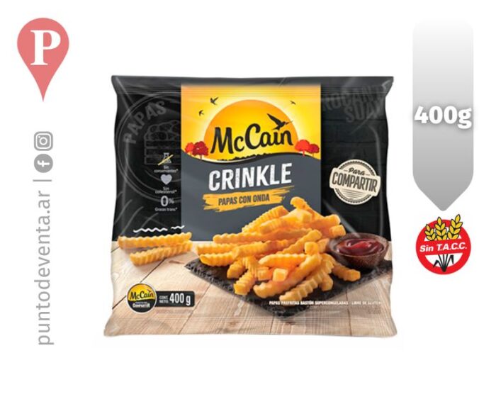 Papas Mc Cain Crinkle 400g - desarrollo.puntodeventa.ar